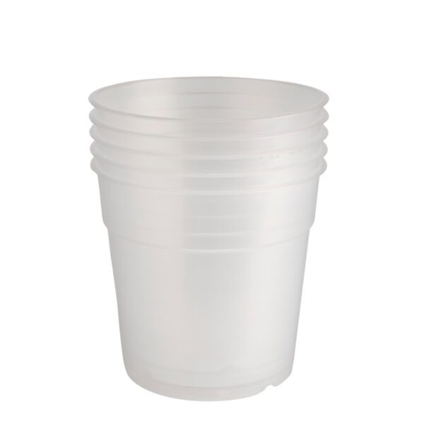 Pot transparent 12 cm – Image 2